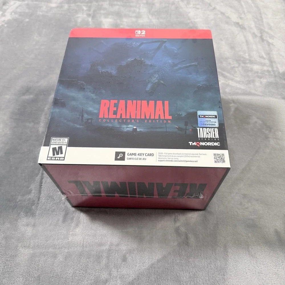 REANIMAL Collectors Edition Nintendo Switch 2 Tarsier THQ Limited 1593/5000 NEW